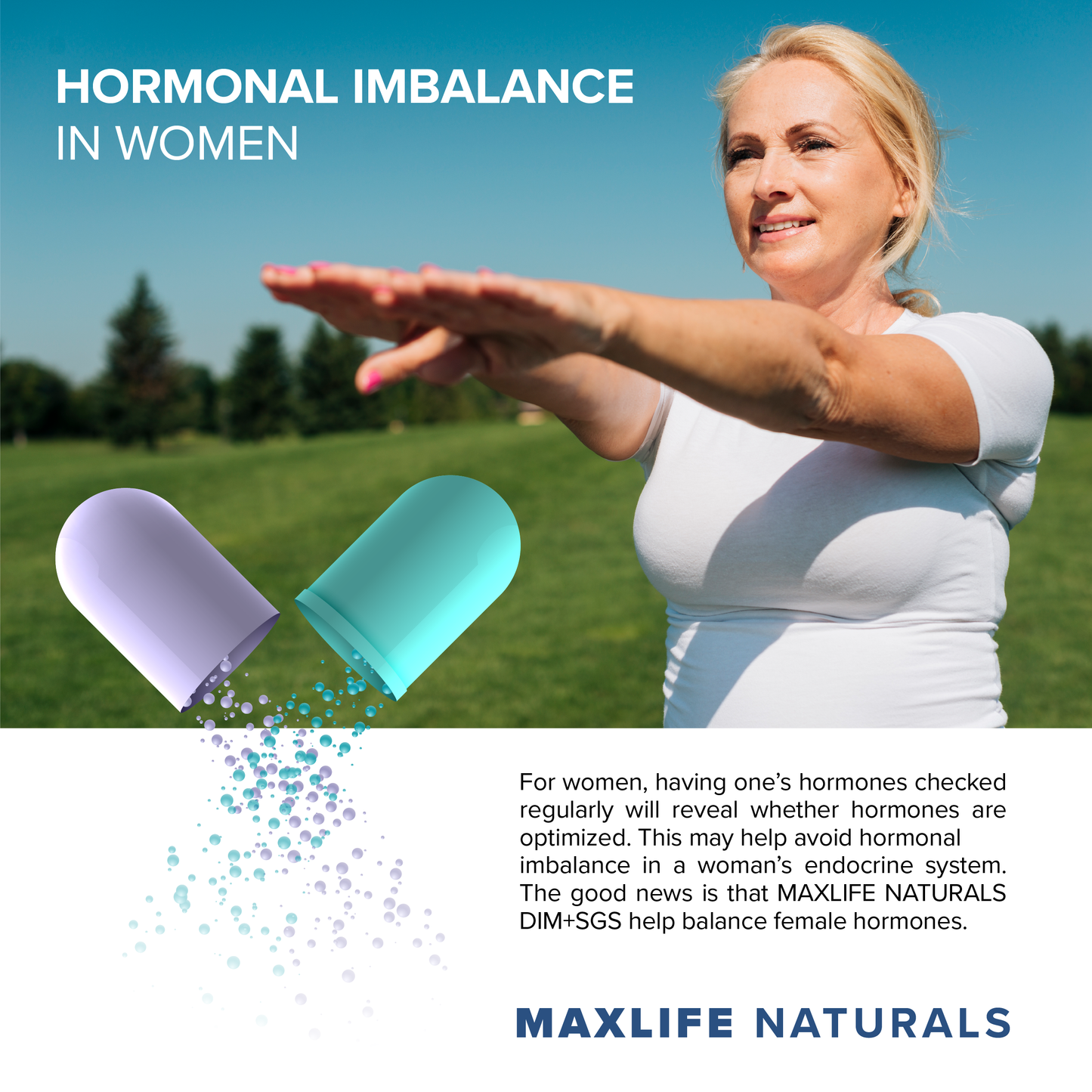 DIM+SGS Natural Estrogen Support - 120 Caps