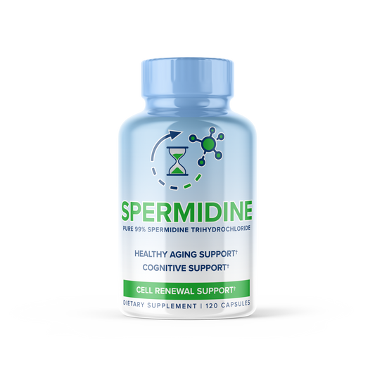 Spermidine 99% Pure Spermidine Trihydrochloride 120ct - Cell Renewal Support