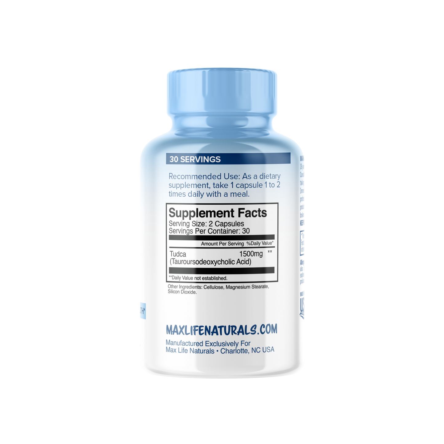 Tudca 1500mg - Liver and Nerve Cell Support