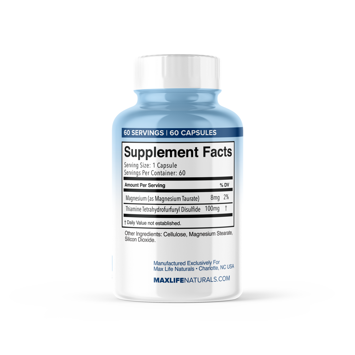 TTFD - B1 Max - Thiamine Vitamin B1 TTFD - 100mg