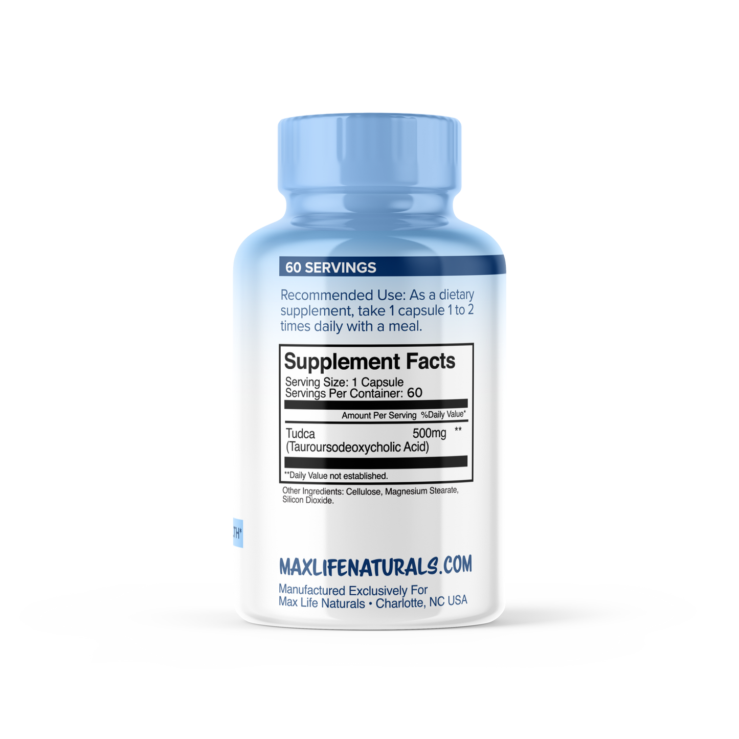 Tudca 500mg 60 Day - Liver and Nerve Cell Support