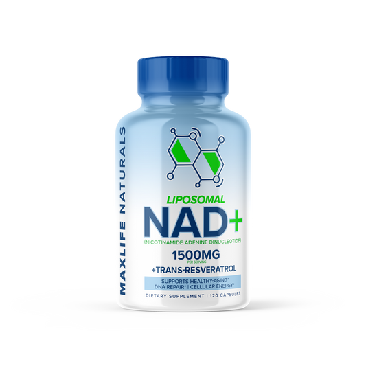 Liposomal NAD+ Trans-Resveratrol 1500mg - 120 Capsules