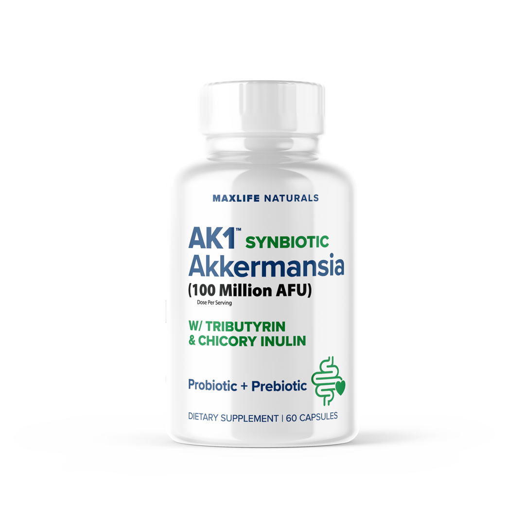 AK1™ Synbiotic Akkermansia — Probiotic + Prebiotic with Tributyrin