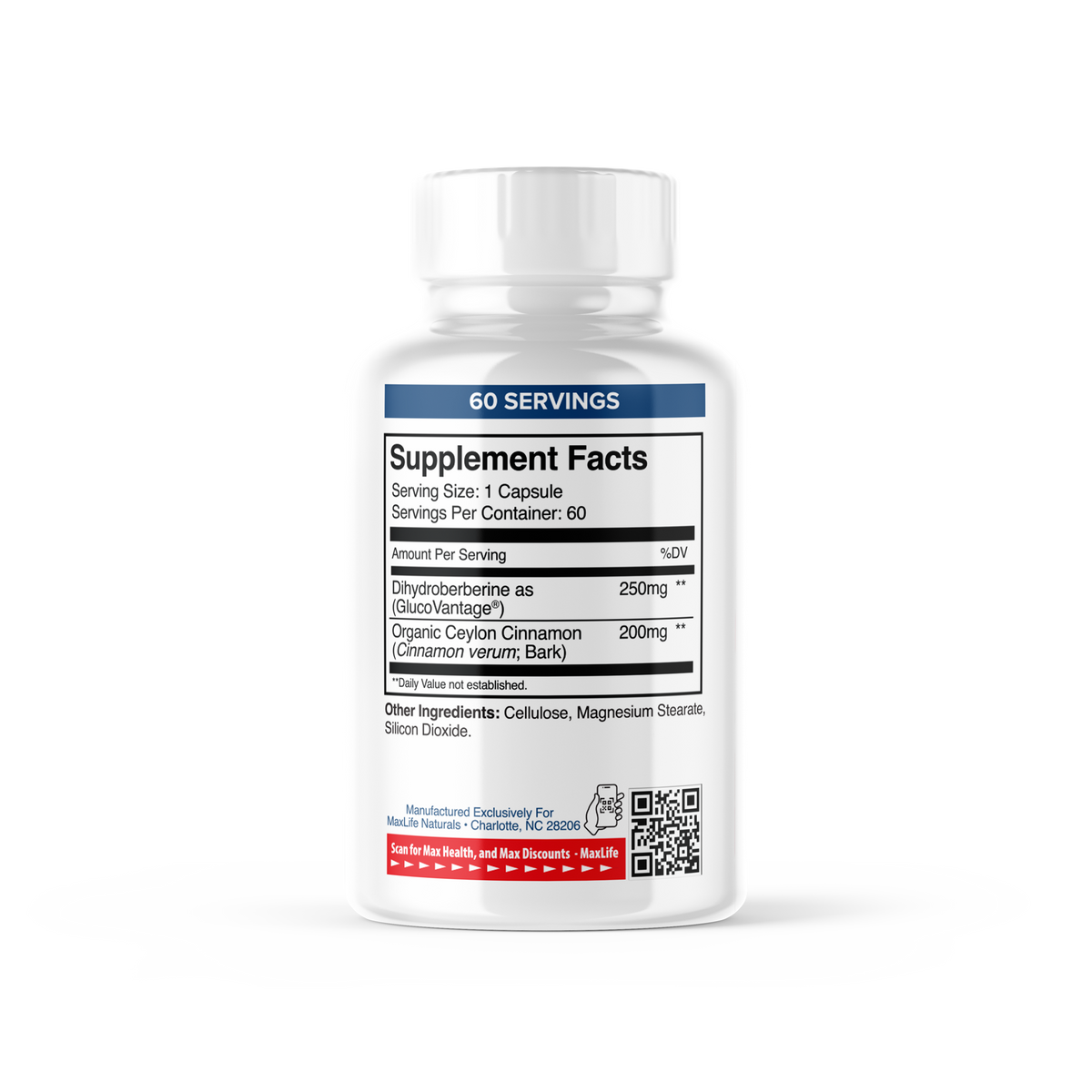 GlucoVantage — Dihydroberberine with Ceylon Cinnamon