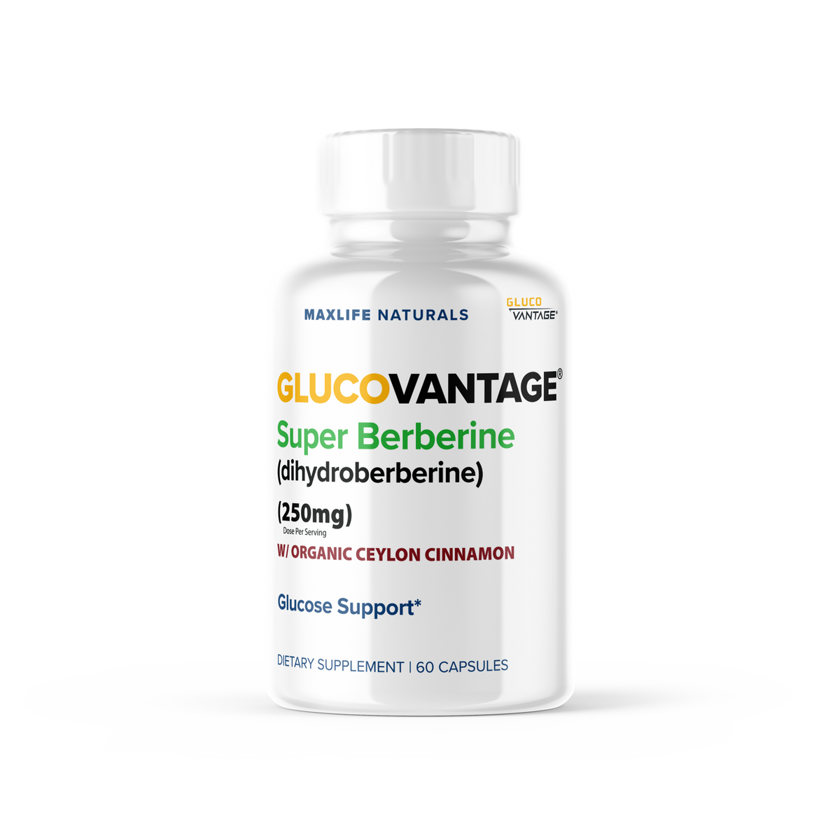 GlucoVantage — Dihydroberberine with Ceylon Cinnamon