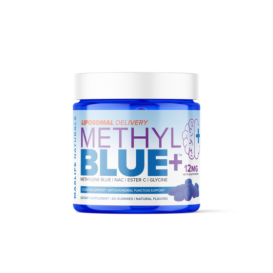 Liposomal Methylene Blue Gummies – 60ct | Enhanced Cellular Energy & Brain Support