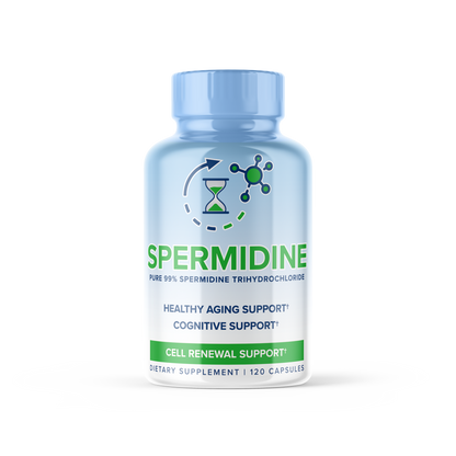 Spermidine 99% Pure Spermidine Trihydrochloride 120ct - Cell Renewal Support