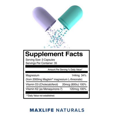 Max-Mag Magtein - Magnesium Threonate 2000MG