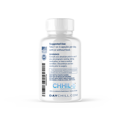 Day Chill™ DHH-B (Dihydrohonokiol-B) Supplement 10mg | Natural Anti-Anxiety & Stress Support – 60 Capsules - Natural Stress Reducing Breakthrough