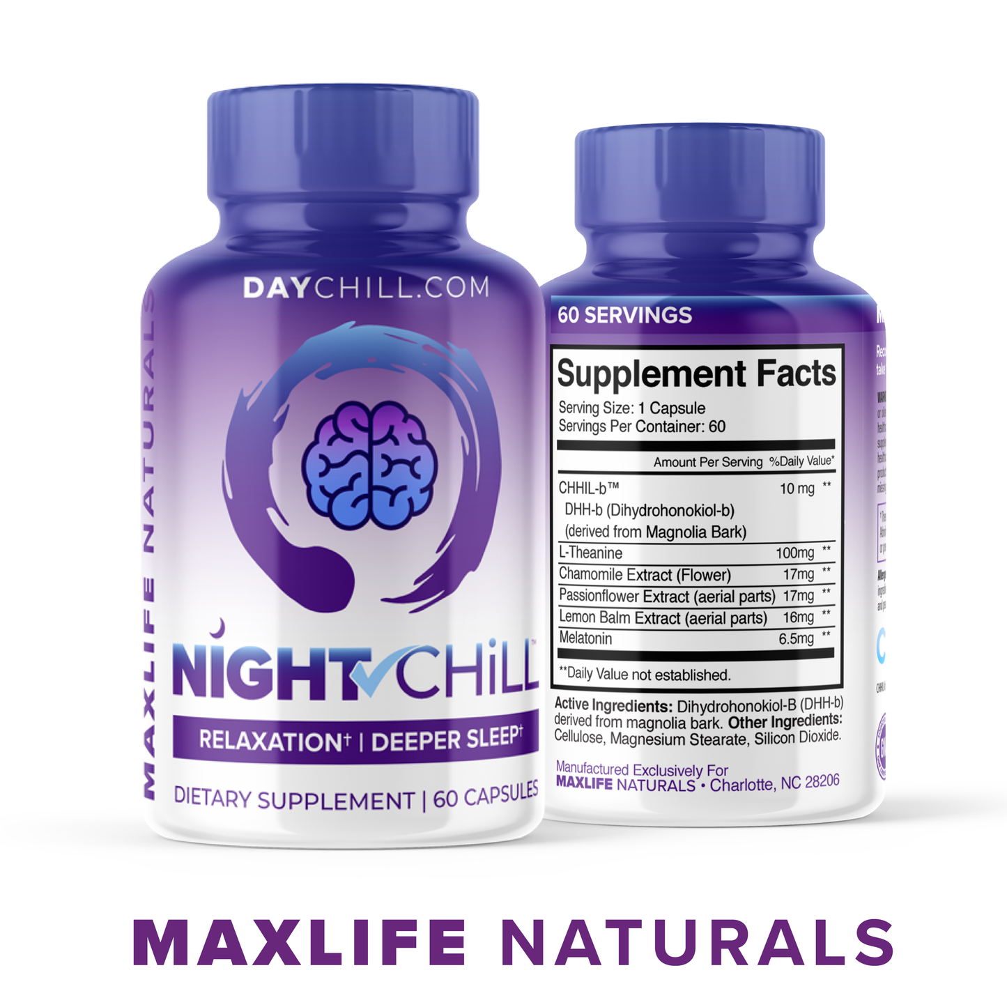 Night Chill - Night Time Natural Anxiety & Stress Support