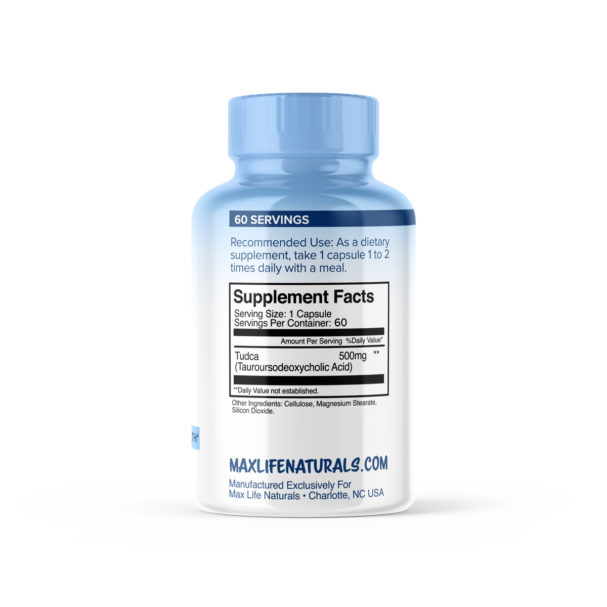 TUDCA 500mg — 60-Day Supply